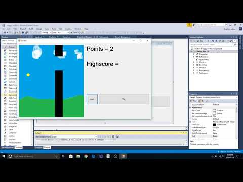 How to make Flappy Bird the game in C# visual studio (Preview)