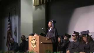 Community Graduation Jan 22, 2015 - Student Speaker Felicidad Linton