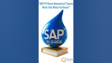 "SAP FI Hana Document Types: What You Need to Know" 💼 📊