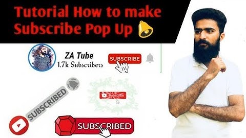 How to Make Subscribe Button Animation for Youtube (Android & iOS ) | Tutorial | ZA Tube
