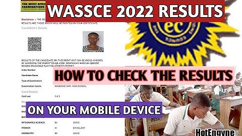 Check Your WASSCE 2022 Results Online Using Your Mobile Device//NEW AND APPROVED METHOD BY WAEC
