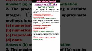 Numerical differentiation &amp; Integration | #csirnetmaths | #tnsetmaths | #pgtrbmaths