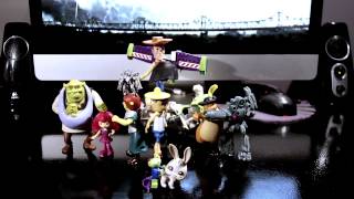 Baauer - Harlem Shake (StopMotion with Cartoon Characters)