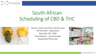 South African Scheduling of CBD & THC