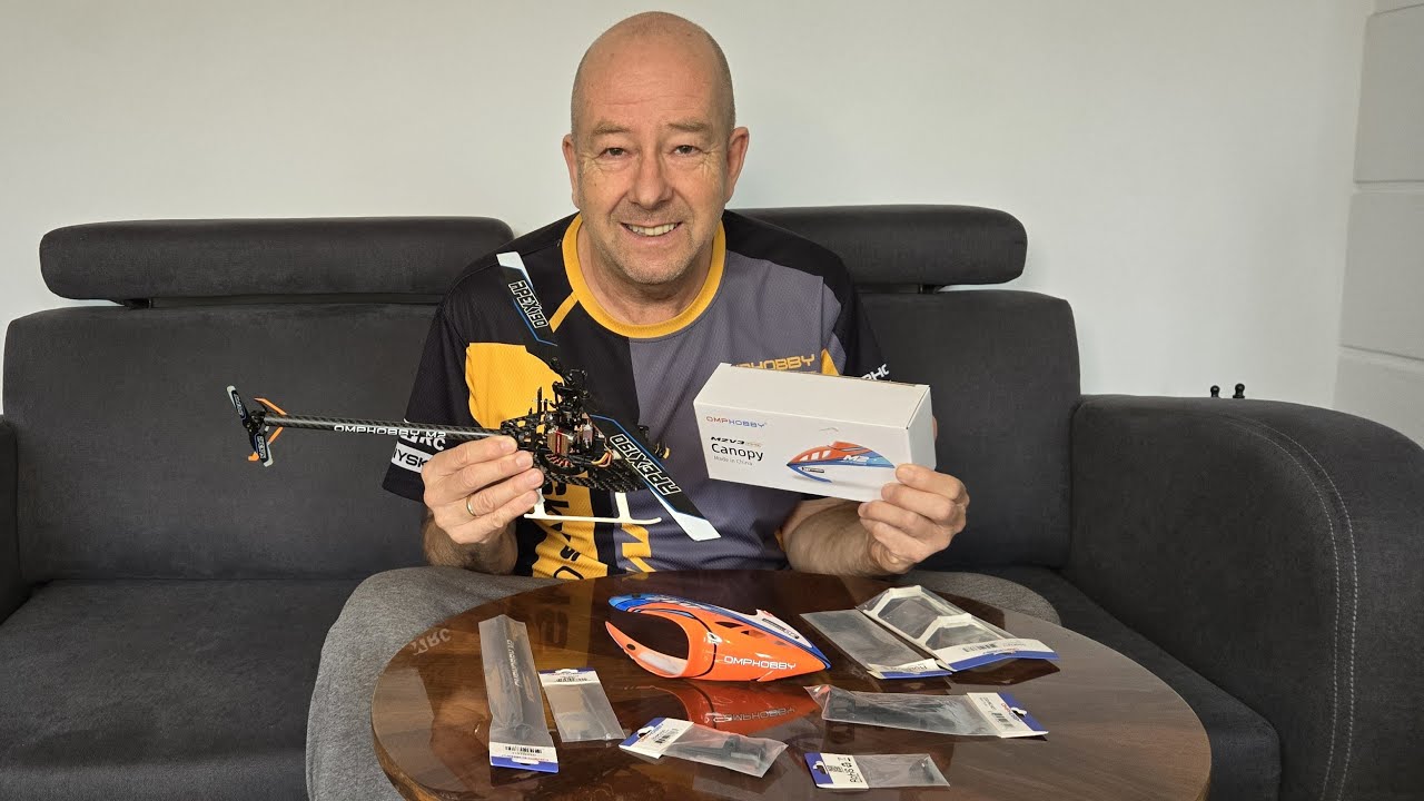 Как я восстановил свой OMPHOBBY M2 V3 PRO после чудовищного падения