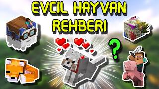Minecraft'ta Evcilleştirebileceğiniz TÜM Hayvanlar! (O Gizli Canlıyı Kimse Bilmiyor)