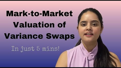 Mark-to-Market Value of Variance Swap in 5 mins!! CFA L3