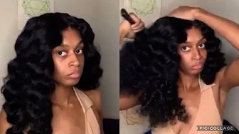 Quickest Wig Installation w/ Got2B | Perm Rod Curls
