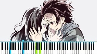 Demon Slayer: Kimetsu no Yaiba Episode 19 ED / Ending 2 - "Kamado Tanjiro no Uta" (Piano Synthesia) chords