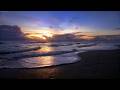 Tranquil Sunset Coast 🌙 Night Ocean Waves for Deep Sleep