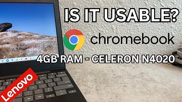 The Chromebook Experience in 2025 (4GB - N4020)