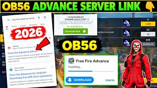 ADVANCE SERVER 2026 😱✅|| FREE FIRE ADVANCE SERVER KAISE DOWNLOAD KAREN ! OB56 ADVANCE SERVER 