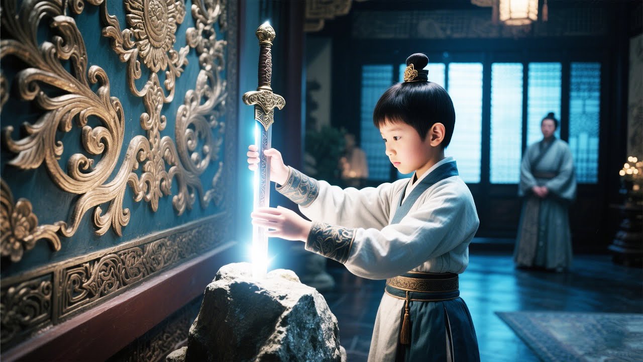【Movie】千年神劍無人拔出，哪料不起眼的傻小子輕易拔出，神劍認他為主人！💕#中国电视剧 #爱情
