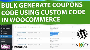 How to Bulk Create Coupon Codes using Custom Code in WordPress Dashboard | Generate Coupons Code