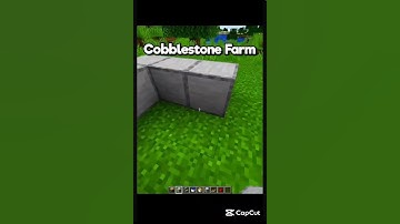 Minecraft Automatic Cobblestone farm🤯 |#minecraft #shorts