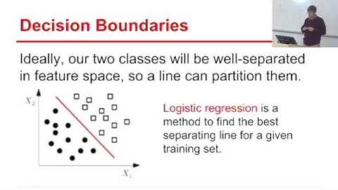 Lecture 19 - Logistic Regression and Classification