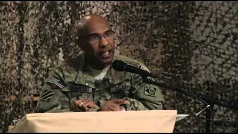 Col. Vincent Quarles delivers the MLK key note add...