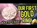 Old To Gold - Our first GOLD Ring! - Beach Metal Detecting # 4
