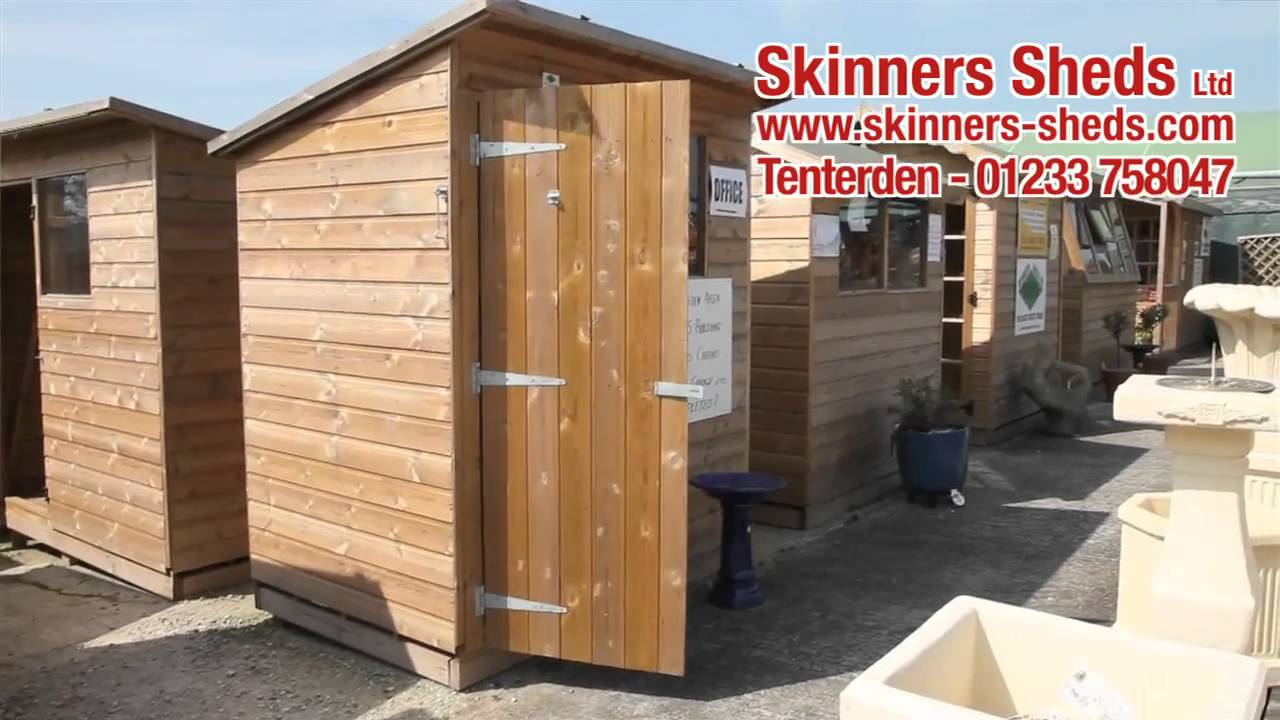 Skinners Sheds Tenterden Garden Centre in Tenterden, Kent YouTube