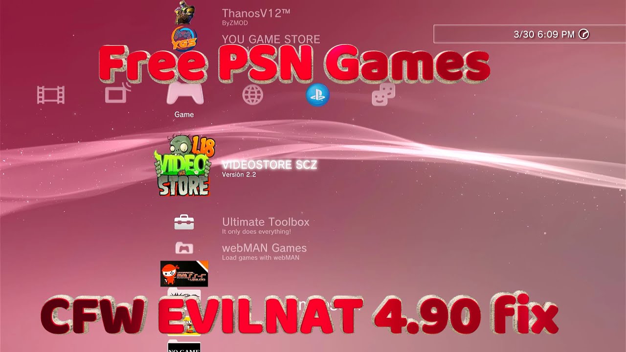 Can't Copy PS3 Games on CFW 4.90 Evilnat : r/ps3hacks