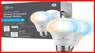 GE CYNC Smart LED Light Bulbs, Tunable White, Bluetooth and Wi-Fi Enabled