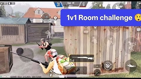 1v1 Room challenge 😲! 1v1 M24 Room challenge! 1v1 Match! #shorts #youtubeshorts #shortsfeed #bgmi 