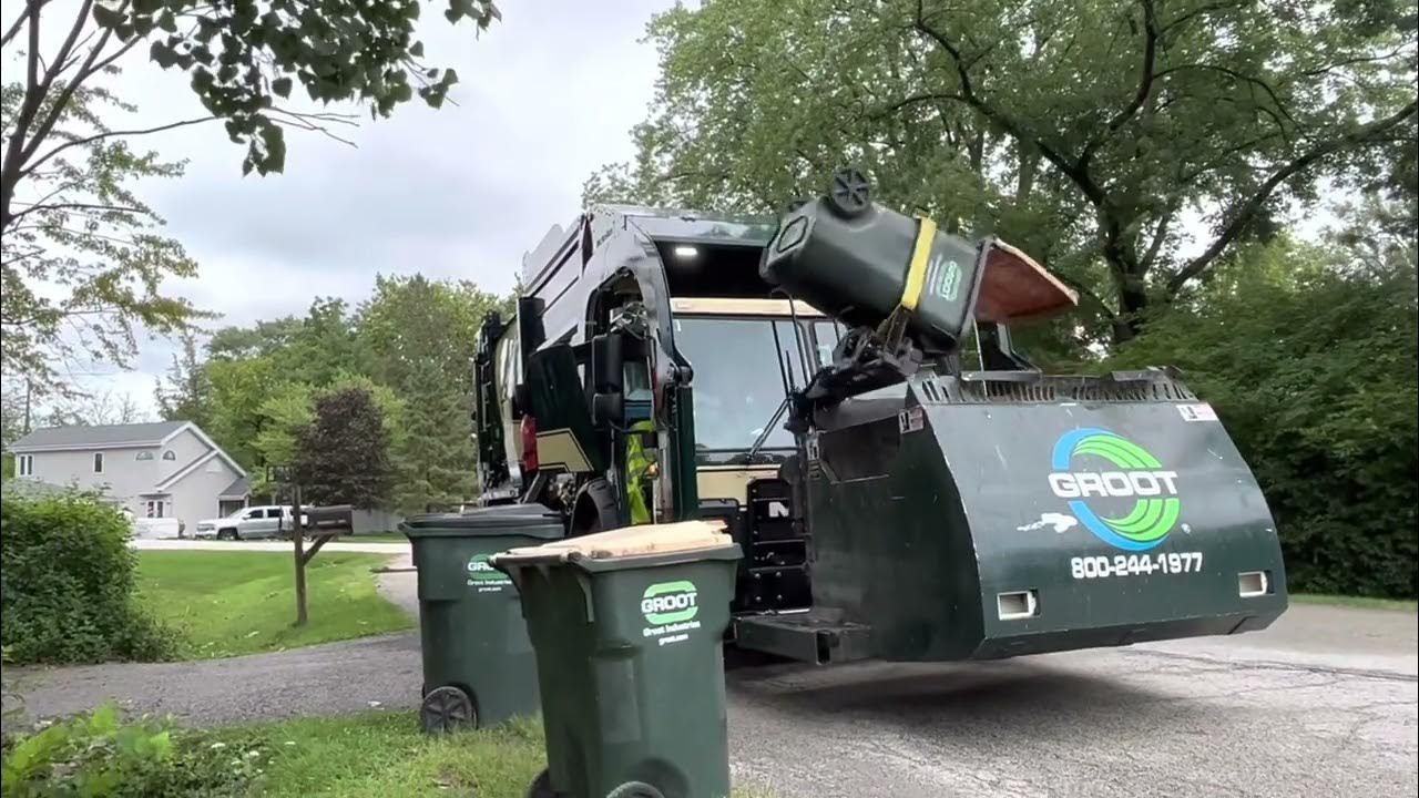Groot meridian garbage truck YouTube