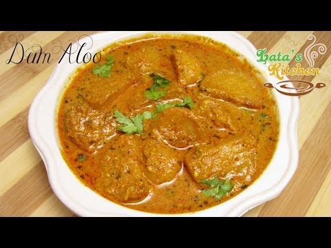 dum-aloo-recipe---indian-vegetarian-recipe-video-in-hindi-with-english-subtitles---lata's-kitchen