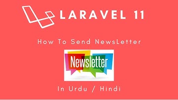 Laravel 11 - How to integrate Newsletter in Laravel (Urdu / Hindi)