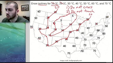 How To Draw Isolines On A Weather Map - Middle School Science