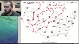 How To Draw Isolines On A Weather Map - Middle School Science