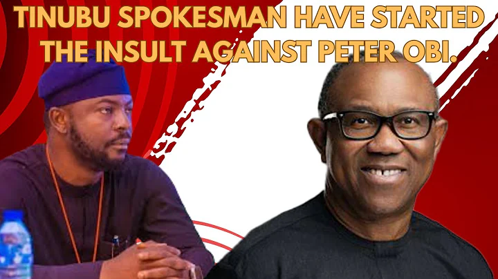 Tinubu Spokesman Have Started The Insult Against Peter Obi.