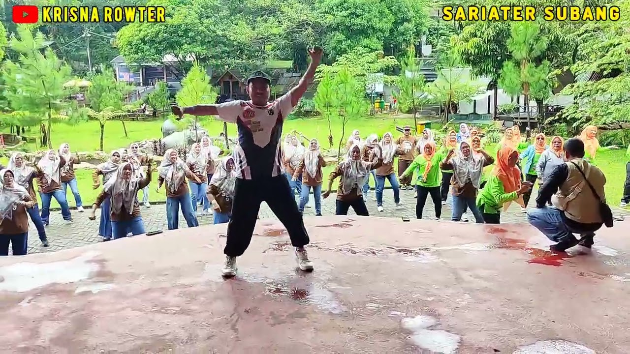 SENAM SERU DAN MENYENANGKAN DI SARI ATER SUBANG // SENAM KREASI DIA // PKM WANAKAYA // COACH KRISNA