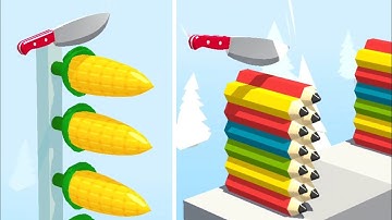 Slice It All Gameplay! Satisfying and Relaxing ASMR Slicing Video