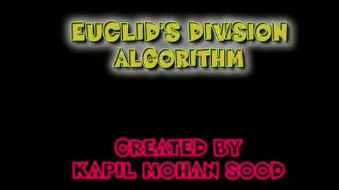 CLASS 10 UNIT 1 EUCLID