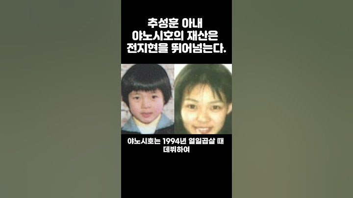 추성훈 수입과 쨉도 안되는 "야노시호" 재산 상황 #shorts