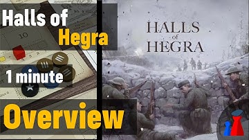 Halls of Hegra -1 minute Overview - Peaky Boardgamer