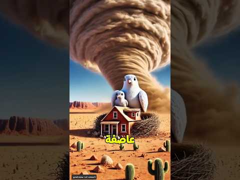 عملت بيت جميل بس العاصفة
