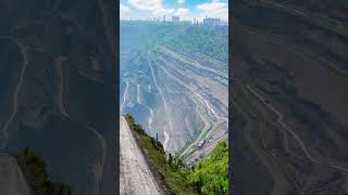Fushun West Open pit Mine  #Scenery #Tourism #shorts