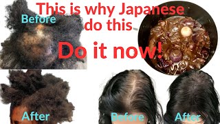 The Result Was 100% Unexpected/The Viral JAPANESE Hair Growth Secret Breaking The Internet