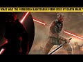 What Was The Forbidden Lightsaber Form Used By Darth Maul? #shorts