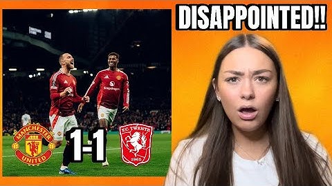 POOR PERFORMANCE!! MANCHESTER UNITED 1-1 FC TWENTE / EUROPA LEAGUE