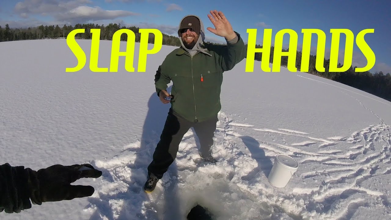 ICE FISHING FOR BROWN TROUT in MAINE SPECIAL GUEST APPEARANCE YouTube