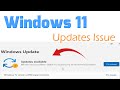 Updates available We ran into a problem Select Fix issues to try to resolve the Problem Windows 11