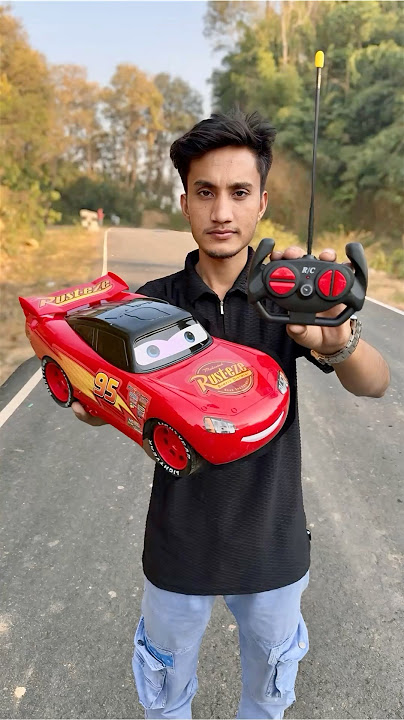 3D Remote Control McQueen Car Unboxing😍