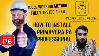 Install Primavera P6 Professional Software v16.1 | 100% Tested Method | @ProperTechTutorial
