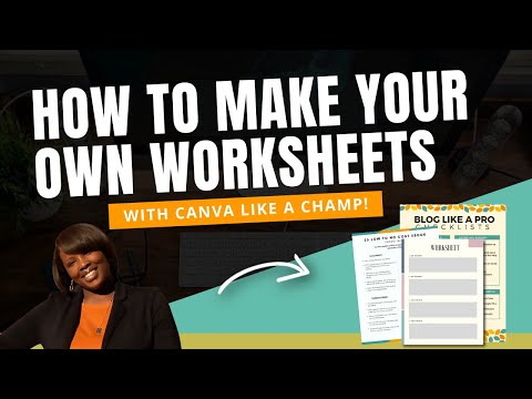 Canva for Work Tutorial: How to Make Your Own Gorgeous Worksheets