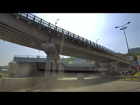 Город Киев во время войны в Украине. Поездка по городу на автомобиле | Virtual Tour