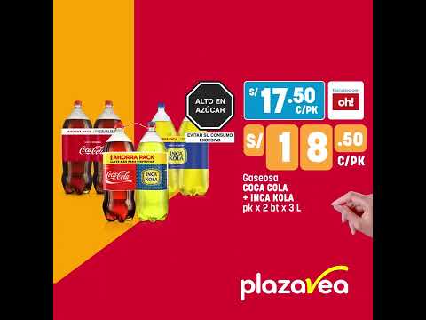  ¡Tus gaseosas favoritas se UNIERON!  Cómpralas a un PRECIO BAJ en plazaVea  o plazaVea.com.pe  -  ¡Tus gaseosas favoritas se UNIERON!  Cómpralas a un PRECIO BAJ en plazaVea  o plazaVea.com.pe 