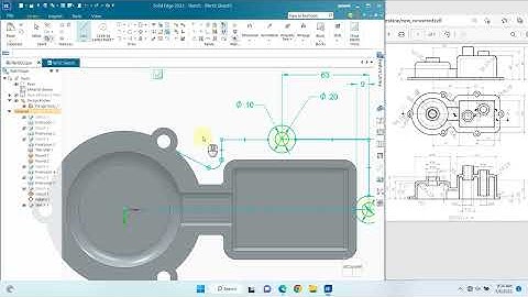 Solid Edge 2023 Tutorial - 3D Modeling for beginner EP.22